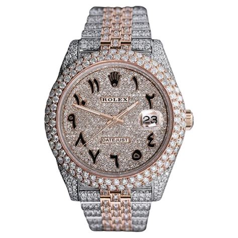 iced out rolex damen|iced out rolex for sale.